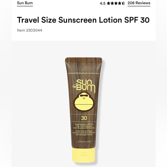 5 for $25-Sun Bum Sunscreen Lotion SPF 30 - Picture 5 of 9